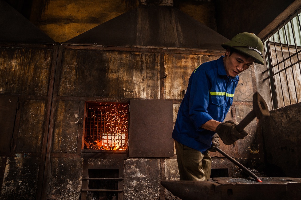 man metalsmith forge iron 6933195